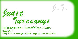 judit turcsanyi business card